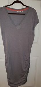 ATHLETA (L)- Tee Dress, Gray